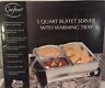 0041498199838 Crofton Buffet Server With Warming Tray One Two