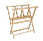 0061791000000 Creative Mark Folding Wood Print Rack Beechwood Finish 709758617910