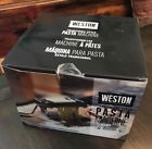 01-0201-t Weston Traditional Pasta Machine With Manual New In Box