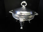 018706 Royal Limited Silver Plate Food Warmer Qt Oven Safe Brazil