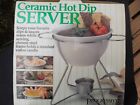 078915222787 Progressive International Ceramic Hot Dip Server With Tea