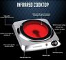 1000w 0814667021755 Slightly Used Ovente Infrared Cooktop Inch Ceramic Glass