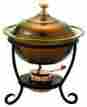 128368 Old Dutch International 12 In Round Antique Chafing Dish Id 045642008380