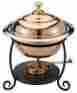 128379 Old Dutch International Round Decor Copper Chafing Dish Id 045642008854