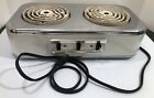135.68110 Kenmore Vintage Electric Counter Top Double Burner Hot Plate Works