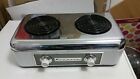 135.68120 Kenmore Vintage Electric Counter Top Double Burner Hot Plate Works