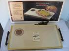 1428 Rival Warming Tray Model Deluxe Hot Electric Original Box Instructions