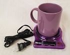 154873 Unbranded Electric Coffee Mug Warmer With Purple Piece 803355022884