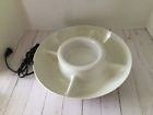 15700 Deni Electric Heated Chip Dip Appetizer Divided Tray New Model