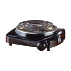 181225703201 Brentwood Electric Single Burner Black