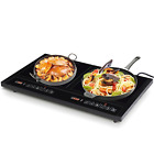 23410-cype Costway Double Induction Cooktop Portable Electric Dual Hot 696568040376