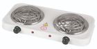 2680 Emerald Double Countertop Portable Buffet Burner White 850000470163