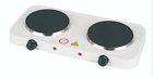 2685 Emerald Double Countertop Portable Buffet Burner White 850000470194
