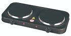 2686 Emerald Double Countertop Portable Buffet Burner Black 850000470200