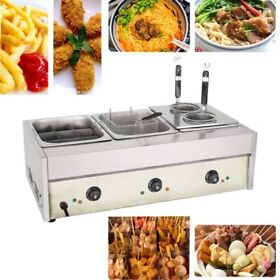 02e03c15 3 In 1 Electric Noodle Cooking Machine With Deep Frying Stove 220v Kanto