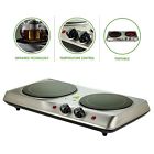 32131 Ovente Countertop Burner Electric Infrared Ceramic Glass Hot Plate Two