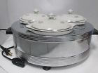 3275 Forman Family Hall China Co Buffet Server Chrome Pottery Steam