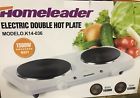 43307-10134 Homeleader Double Hot Plate Stainless Steel Portable Induction Cooktop