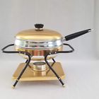 4536 Wear Ever Vintage Aluminum Chafing Dish With Stand Pieces Set