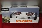467214 Sylvania 1500w Double Burner 049022504097