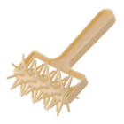 47024-10 Paderno World Cuisine Plastic Dough Docker Roller Cream 8014808012624