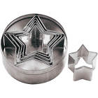 47310-10 Paderno World Cuisine Star Dough Cutter Set Of 8014808014055