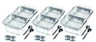 5003738 Disposable Party Set Aluminum Wire Rack Warmer Food Serving Tray