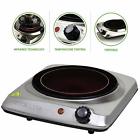 1000w 57622 Ovente Electric Cooktop Burner Infrared Ceramic Hot Plate 689749357622