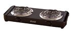 600134957586 Imusa Electric Double Burner Hot Plate Heating Cooking