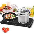 1800w 6165438639537 Cusimax Double Burner Portable Electric Stove Infrared Seconds