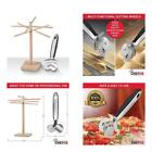 618980000110 Chefhq Pasta Makers Accessories Drying Rack With Cutter