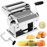 619660635417 Babyltrl Pasta Maker Stainless Steel Machine Adjustable Thickness