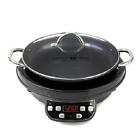 625140001 Ming Tsai Simply Premiere Digital Induction Burner Master Griller Pan