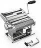 650075799547 Seisso Pasta Maker Hand Crank Machine Stainless Steel