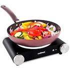 1500w 659516582601 Cusimax Single Hot Plate Electric Portable Burner Upgraded