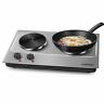 1800w 659516582625 Estufas Electrica Placa Caliente Doble Stainless Portable Cooktop
