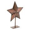 689211827042 Undisclosed Vintage Style Star With Stand Copper
