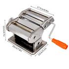 7 Unbranded Stainless Steel Fresh Pasta Maker Machine Spaghetti 763310707631