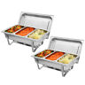 708941160868 Unbranded Quart Plate Stainless Steel Buffet Stove Restaurant