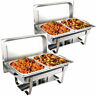 723044232359 Unbranded Large Stainless Steel Buffet Stoves Food Warmer
