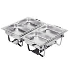 723044236579 Unbranded Stainless Steel Buffet Stoves Food Warmer Tray