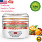 747529442491 Unbranded Tray Electric Food Dehydrator Jerky Snack Digital