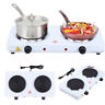 2000w 756926375813 Electric Dual Burner Hot Plate Heating Cooking Stove