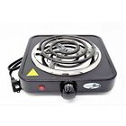 766239834051 Single Burner Portable Buffet Range Black