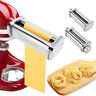 779411435472 Vidaxl Pasta Maker Attachment Roller Stainless Steel Sheet