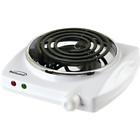 8.58e 11 Brentwood Electric Single Burner White