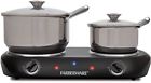 801543 Electric Stove Double Burner Hot Plate Portable Countertop 691171801543