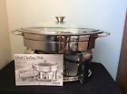 80205-511 Tramontina Premium Oval Chafing Dish Stainless Steel Qt Two Food