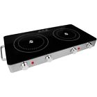 812330022948 Appliances Dual Burner Hotplate Brentwood Double Infrared Electric