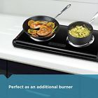 8318 Black Decker Double Burner Portable Buffet Range Countertop 822444798318